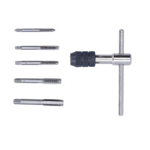 High Strength Bearing Steel Tap Wrench Straight Flute No Burr Easy to Use Set
