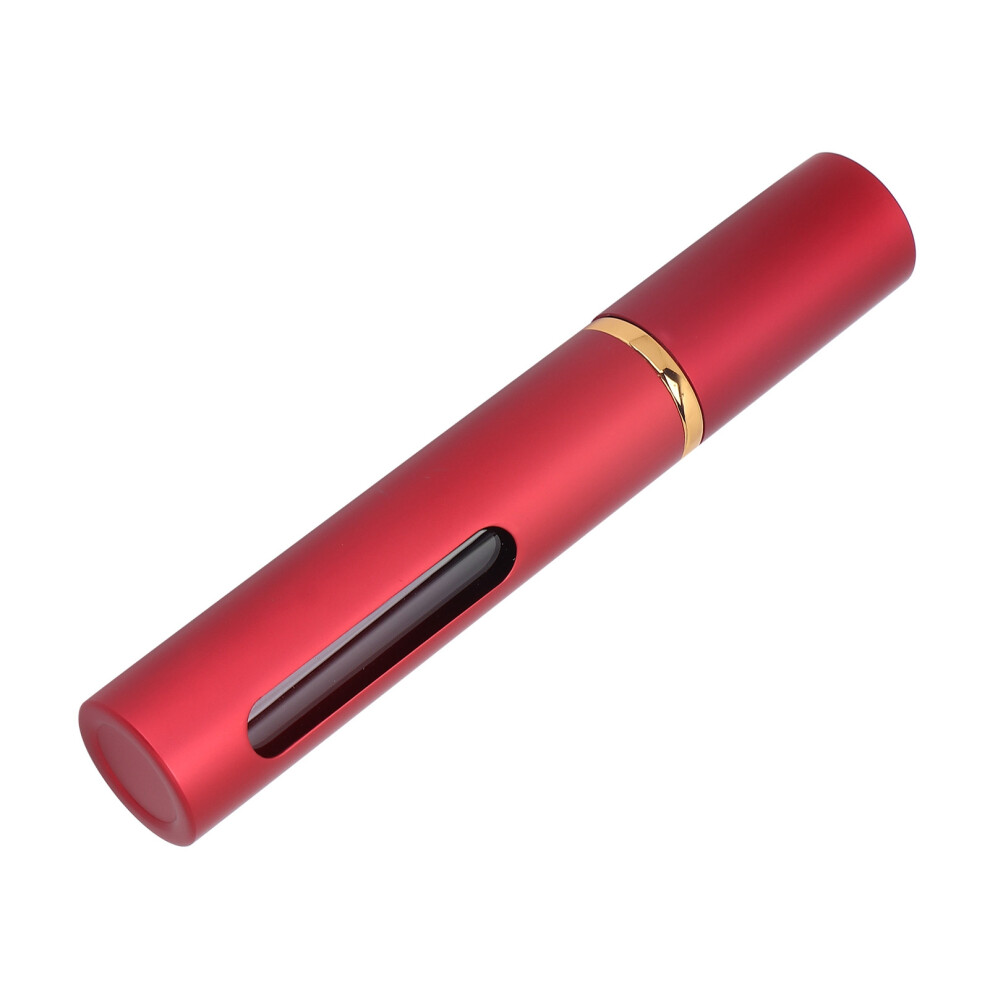 Red Leakproof Refillable Perfume Bottle 10Ml Alumite Roll-On Portable