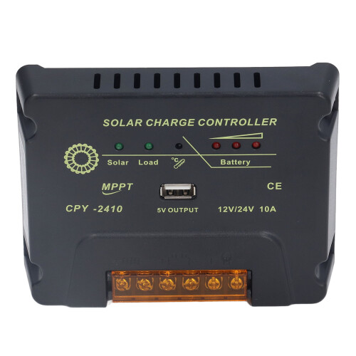 Solar Charge Controller 12V 24V Automatic Adaptation 10A MPPT Solar Charge Controller for Industrial Water 1