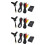 3X 3.3G FPV VRX Kit 8CH FPV Video Receiver for FPV RC Racing Drone 2