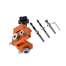 Adjustable Drilling Jig Aluminum Dowel Drill Guide-8mm12mm