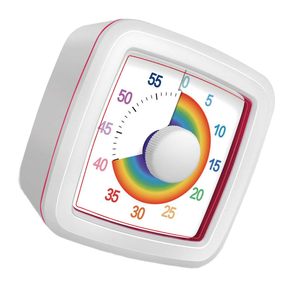 Rainbow Disk Visual Timer Study Timer Perfect For Child-White
