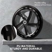 2X Roda de Scooter de 200 mm com Rolamentos ABEC 7 Espessura da Roda de 30 mm Rodas de Substituição de Roda de Scooter