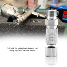 Air Hose Connectors 1/8'' Quick Release Coupling for Airbrush Durable Metal