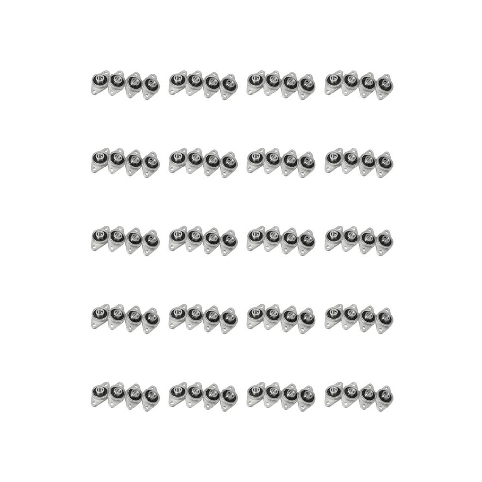 80Pcs Kfl08 Pillow Block Bearing 8Mm Bore Diameter Zinc Alloy Rhombic Flange Bearing For Cnc 6032949707461