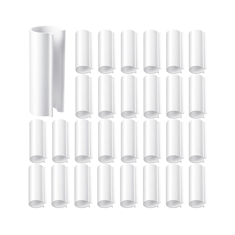 64 Piece Snap Clamp For Pvc Pipe Greenhouses,Row Covers,Pool Cover Clips,Shelters,Bird Protection(For 1/2 Inch Pvc Pipe) 6032404868652