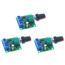 3X  1.8V 3V 5V 6V 12V 2A PWM-Motortoerentalregelaar Laagspanningsmotortoerentalregelaar PWM 0- Instelbare Aandrijfmodule