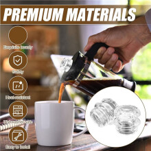 4pcs Percolator Glass Top Replacement,Percolator Coffee Pot Top Replacement Glass Knob Top Coffee Pot Filters Top