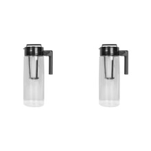 2X Macchina per Caffè Freddo con Birra Fredda da 2000 Ml Maniglia Ermetica Bollitore per Caffè Maniglia Antiscivolo Bollitore per Caffè