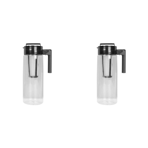2X 2000Ml Cold Brew Iced Coffee Maker Airtight Seal Handle Coffee Kettle Non-Slip Handle Coffee Kettle