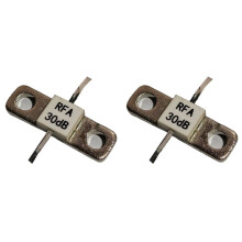 2X Résistance Atténuatrice RF 30 DB 60 W CC - 2 GHz, Résistance à RF, Atténuateur de Terminal RF Haute Puissance, Atténuateur de Puissance