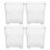 4 Transparante Acryl Orchidee Plantenpotjes 8