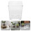 4 Transparante Acryl Orchidee Plantenpotjes 9