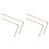 2X Dowsing Rods - 99.9% Pure Copper 2PCS Divining Rods - for  Huntings Tools, 1