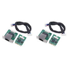 2X M.2 A+E 2.5GbE I226-V Ethernet Adapter Multi-Gig 2.5G/1G/100M NGFF 2230 Industrial Control Server Network Card