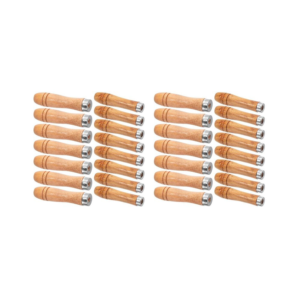Photos - Other Hand Tools 40pcs Wooden File Handle with Strong Metal Collars,20pcs for 6 Inch-8 Inch File + 20pcs for 10 Inch-12 Inch File(2 Size)
