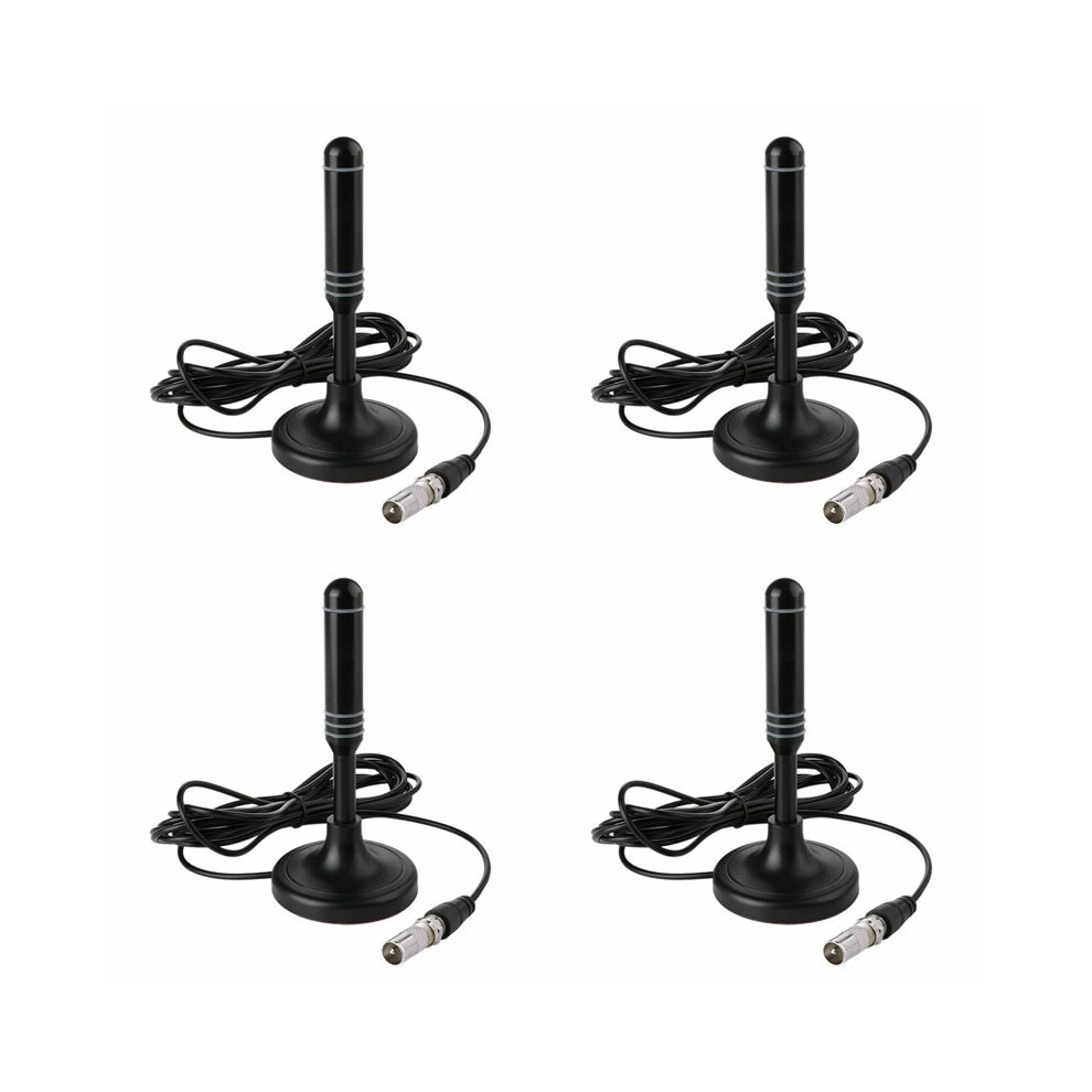 4X Digital Hd Freeview Antenna Hdtv Antenna With 300Cm Coax, Outdoor Waterproof For Dvb-T Dvb-T2 And Dab Broadcasting 6033949642622