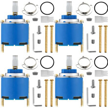 4X Cartuccia per Rubinetto da 46 mm, Cartuccia di Ricambio per Rubinetto, per Rubinetto Monocomando Grohe 46048000 e Rubinetto per Lavello