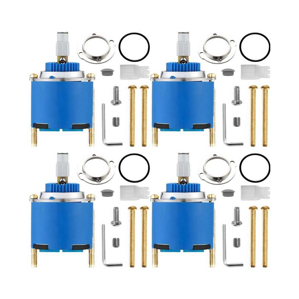 4Pcs 46Mm Faucet Cartridge,Faucet Cartridge Replacement, For Grohe 46048000 Single Handle Faucet And Sink Faucet 6032653295377
