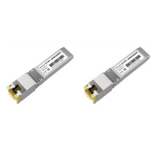 2X LIANGUO 10Gb SFP+ Module 1.25/2.5/5/10G SFP+ to RJ45 Transceiver 10GbE Copper SFP Modules with Marvell Chip,for