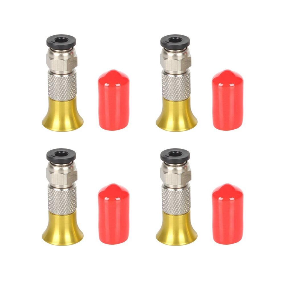 4X Pc4-M6 Pneumatic Connector 3D Printer Filament Dryer Box 4X2.5mm Ptfe Tube 1.75Mm M6 Feed Fitting Coupler 4711465579425