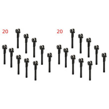 40-Pack Flinthållare för Clipper CP11, CP22. Hållbart Flintrör för Pålitlig Tändmekanism.