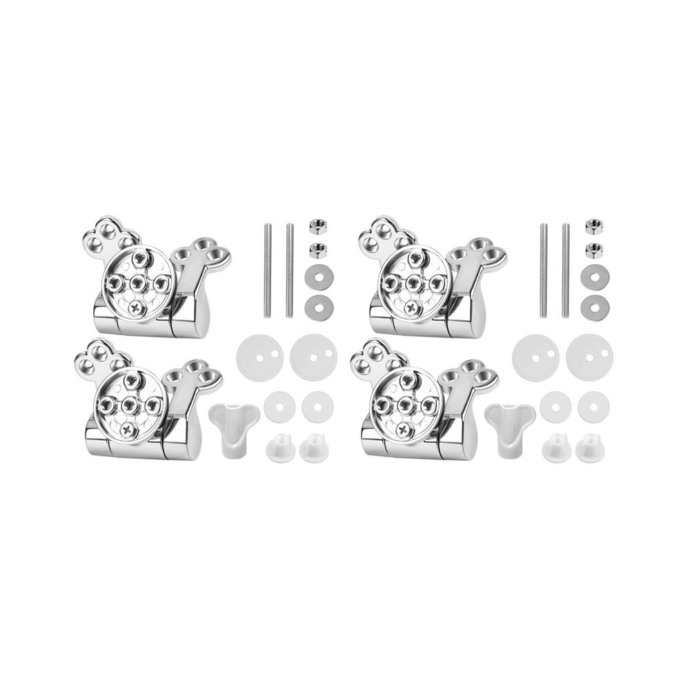 2X Toilet Hinges Replacement Parts,Toilet Lid Hinges With Soft-Close Mechanism,Toilet Lid Hinges 6032270312150