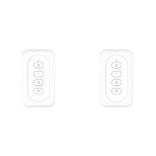 2X Tuya Zigbee Motorized Roller Blinds Curtain Remote Control Works Remote Control Electric Cord Roller Blinds