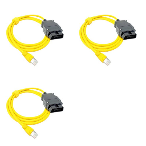 3X High Quality ENET Data Cable for  Enet Ethernet ENET  Coding for F OBD2 Diagnostic Coding Tool OBDII Adapter