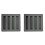 2X Suporte de Base de 2,8 Polegadas para Minerador Solo de Criptomoedas NerdMiner Bitcoin de 4 Slots 2