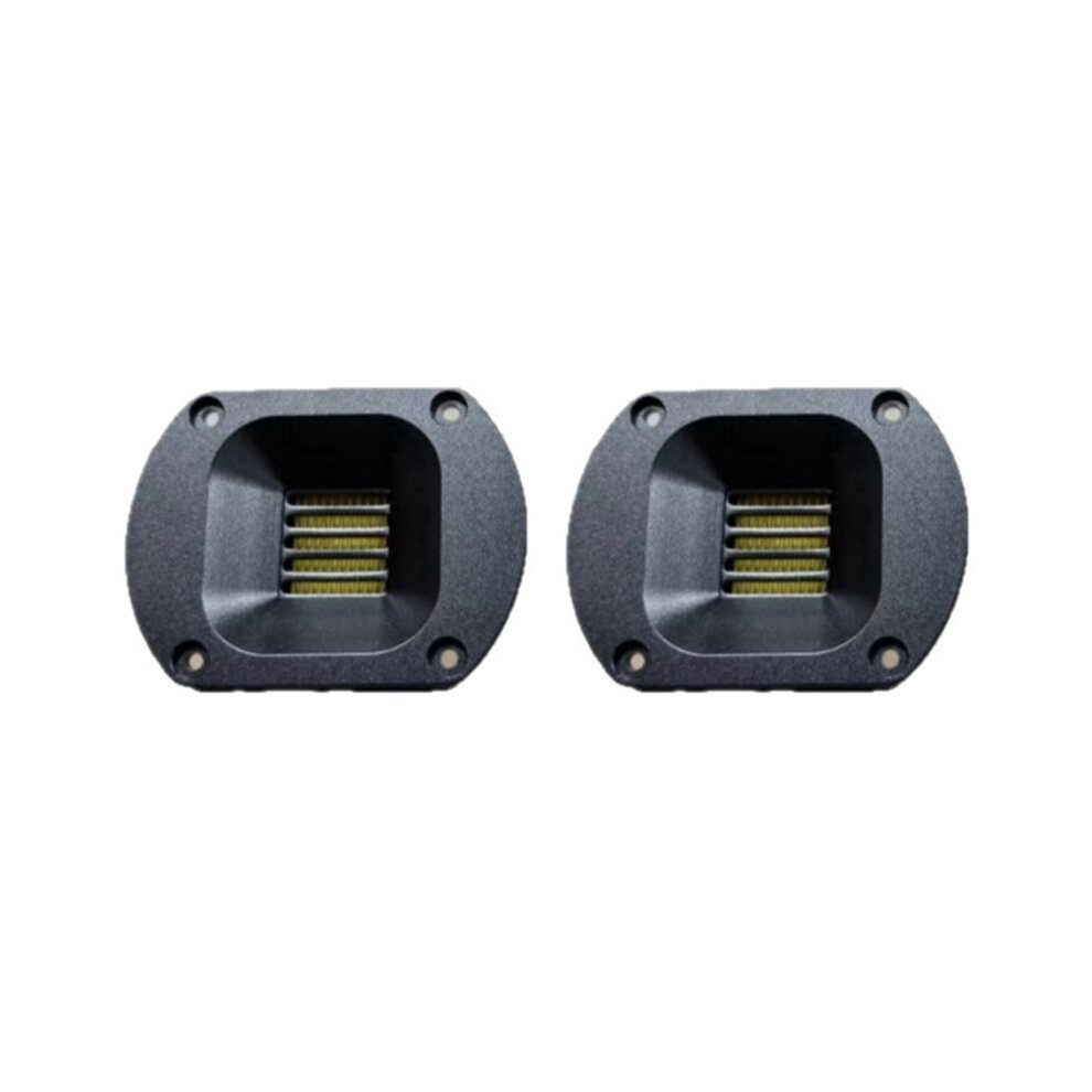 2Pcs 74Mm -Cut Alloy Heil Tweeter: Hifi Audiophile Air Motion Ribbon Tweeter, 8Ω 15W High-End Audio Loudspeaker 4712669766086