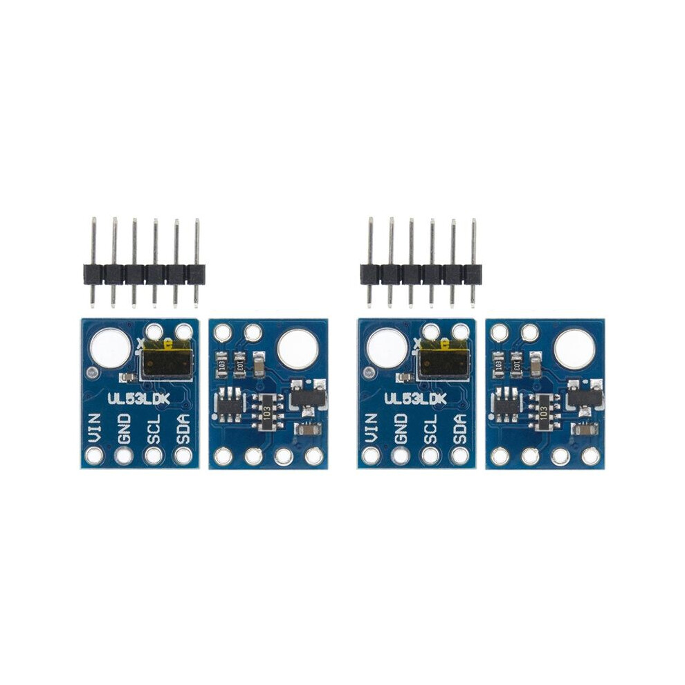 2X Vl53l0x -Of-Flight (Tof) Ranging Sensor Breakout 940Nm Gy-Vl53l0x V1/V2 Distance Module I2c Iic Gy-530 3.3V/5V 6032949790517