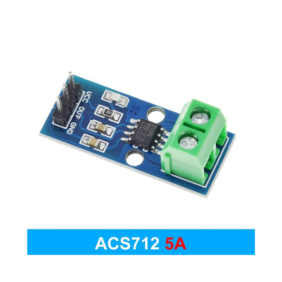 2X Hall Current Detection Module Tzt Acs712 Hall Current Sensors Module For Diy Electronics And Robotics 5A 6032587320084