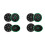 Soft Sanding Pad + Hard Sanding Pad for  RO 150 FEQ Sander, 6 Inch Back- Sanding Discs (4-Pack) 1