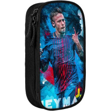 #10 Neymar Big Capacity Pencil Pen Case for Office College Large Storage High Capacity Bag Pouch Holder Box Makeup Bag for Adult BD-0066