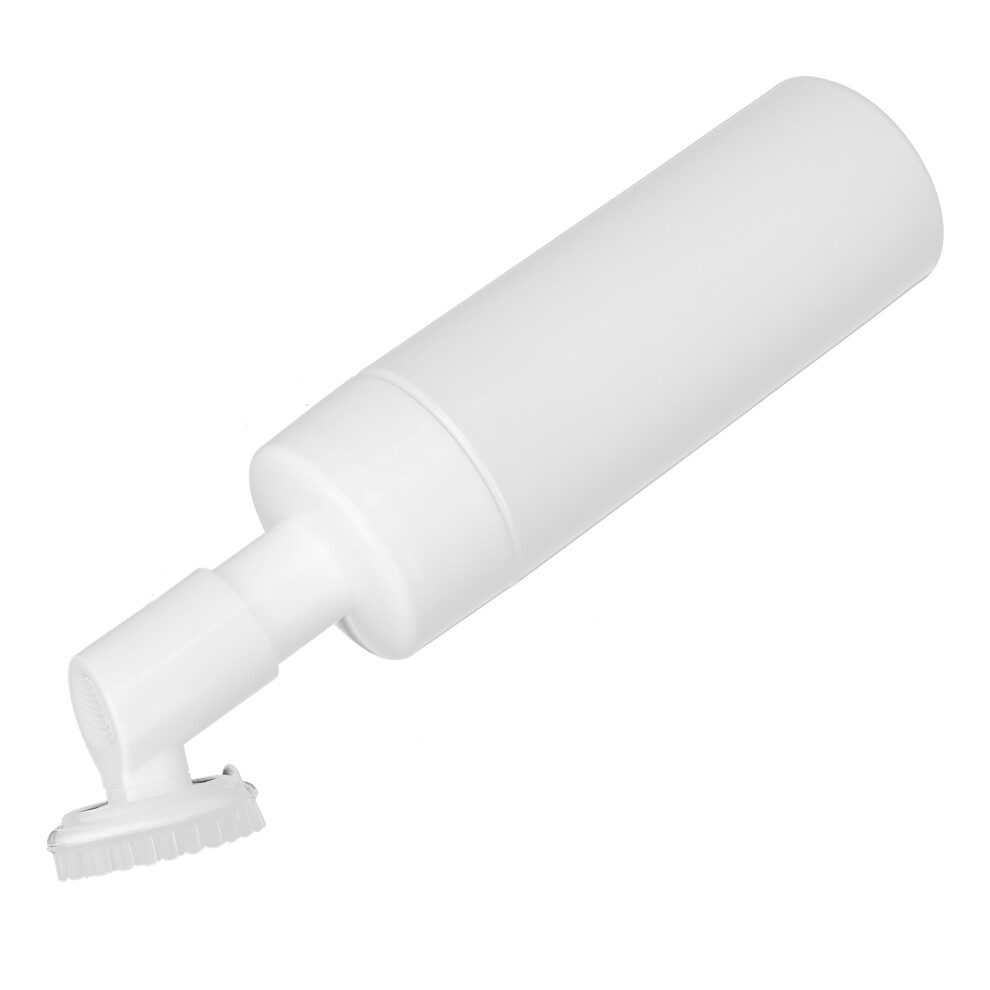 White 200Ml Foaming Facial Cleanser Bottle With Silicone Refillable Mousse Container