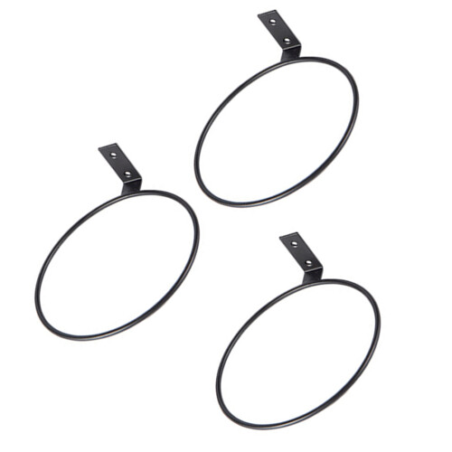 3St Wall Mount Planter Bracket Zwart Voor En 2