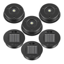 6 Pcs Solar Lights 7 Lumens Solar Lantern Parts Compatible Outdoor Hanging Cy