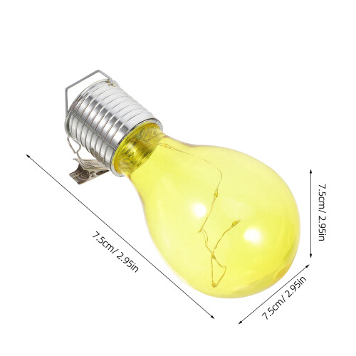 lâmpada led solar rotativa impermeável para jardim e acampamento 2