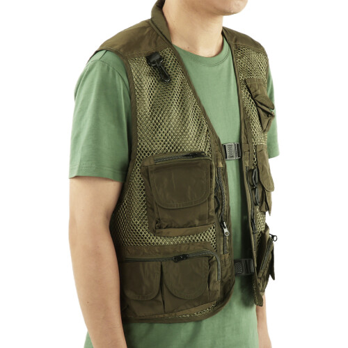 Fishing Life Vest MultiPocket Mesh