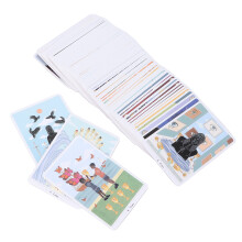 Tragbares Fate Divination Tarot-Deck - 9,3x6,2cm, Anfängertauglich