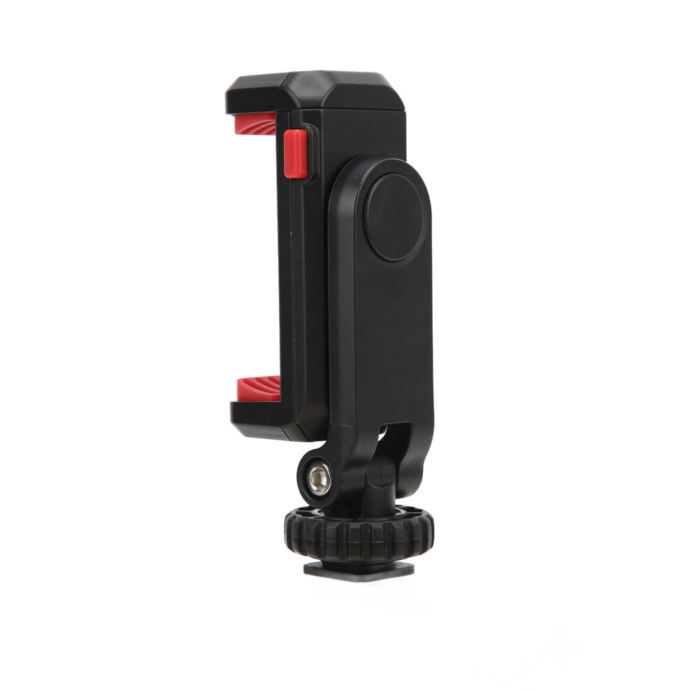 360 Rotation Phone Clip With Cold Shoe Mount For Microphone & Light 8441390688492