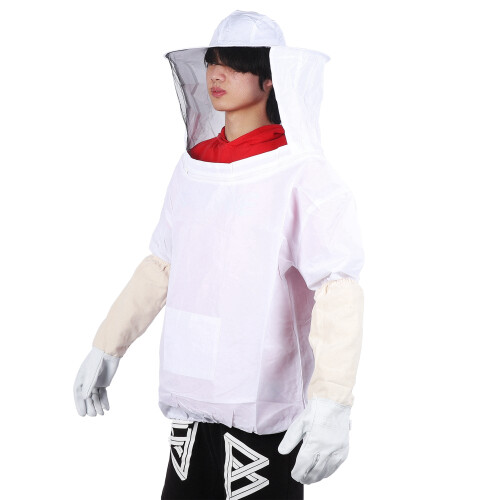 Beekeeping Protective Suit with Scraper Bee Brush Gloves Accessory for Beekeeper Tools 2