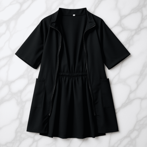 Black Pet Grooming Clothes Comfortable and Practical for Professionals