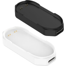 Base di ricarica (confezione da 2) per registratore vocale PLAUD NotePin, supporto di ricarica magnetico USB-C compatibile con registratore vocale