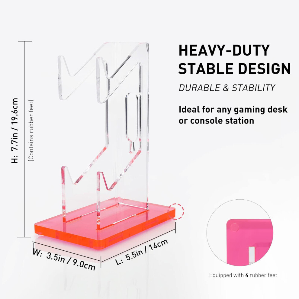 Xihama 2-Tier Acrylic Controller Holder Â Universal Display Stand For Xbox Series X/S, Ps5, Ps4, Switch Pro & More 9028731118147