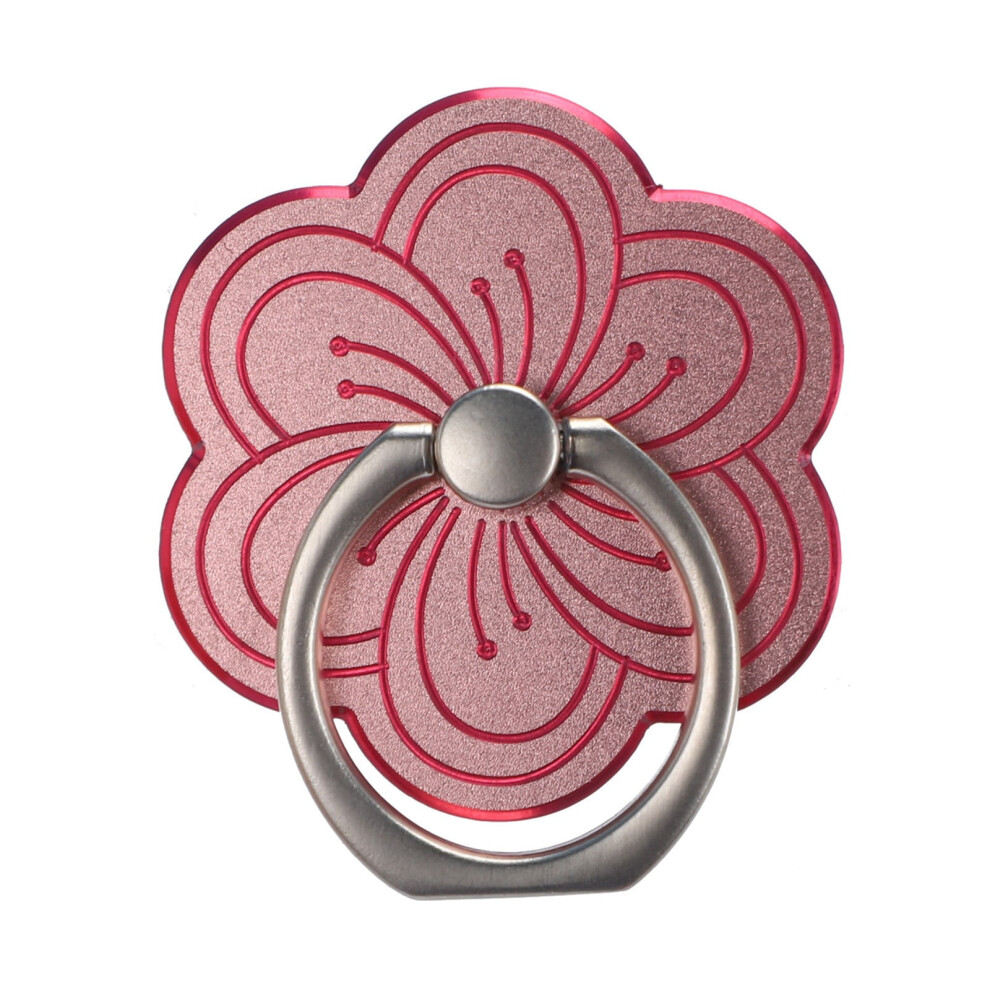 Flower-Shaped Metal Phone Ring Holder With 360 Rotation, Finger Grip & Kickstand Â Compatible With All Smartphones 9028731115221