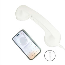 Telefon retro cu receptor, Telefon retro cu receptor, Telefon retro Bluetooth nou 2026, Adaptor telefon vintage la telefon fix