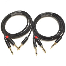Zestaw 2 kabli rozdzielających TRS do Dual TS stereo