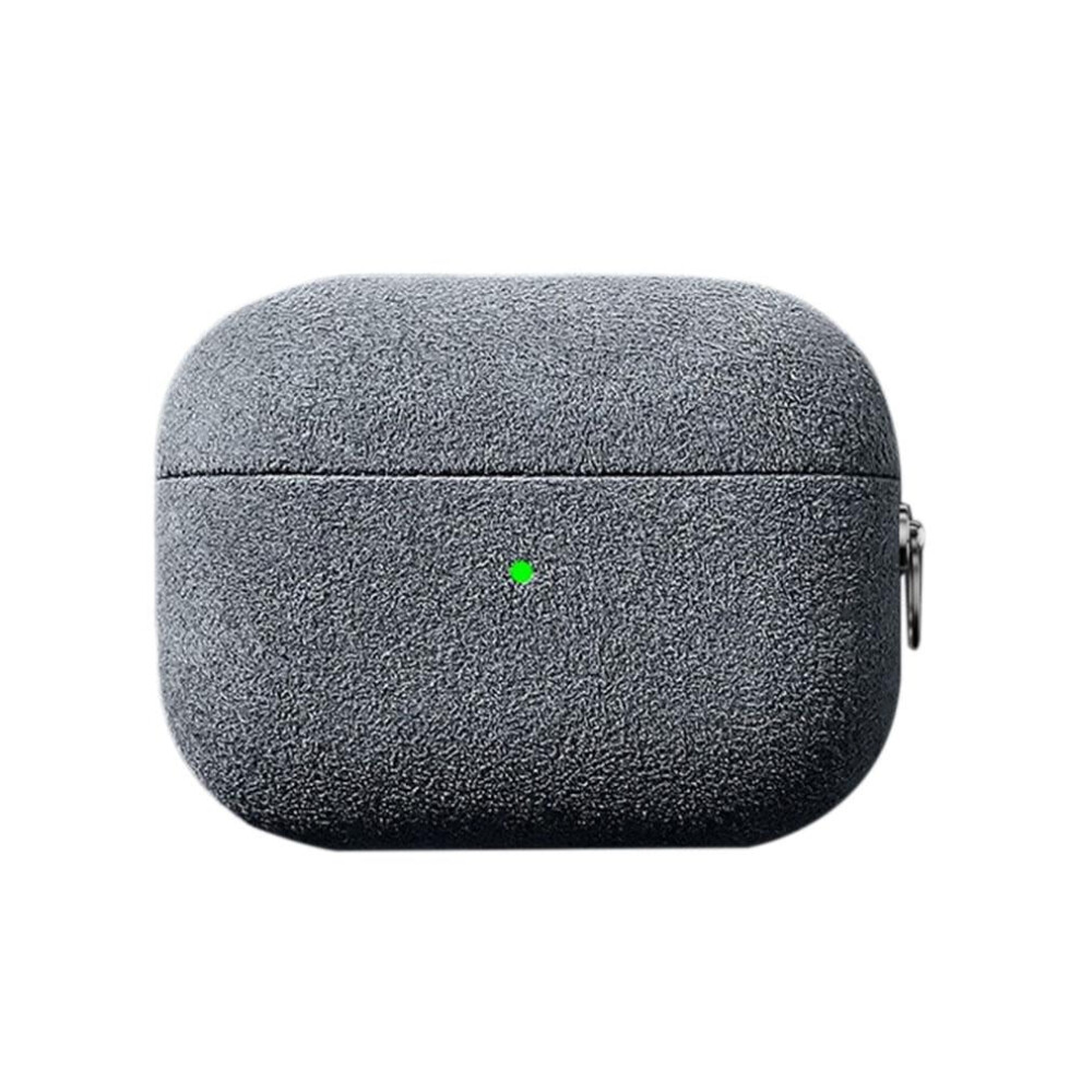 Suede Case Cover Slim Skin Tpu Protective Case For Compatible With Apple Gen Airpod 4 Gray 9448483351515